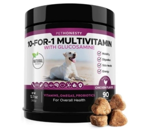 PET HONESTLY 10 for 1 Dog Multivitamin with Glucosamine