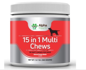 Alpha Paw 15 in 1 Multivitamin for Dogs 