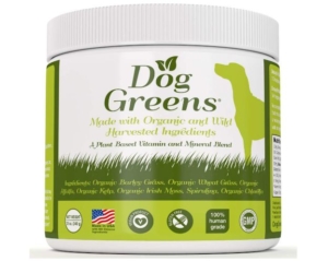 Dog Greens- Organic and Wild Harvested Vitamin and Mineral Supplement for Dogs