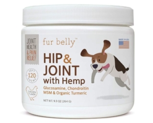 Fur Belly Organic Hemp Oil Hip & Joint Supplement for Dogs