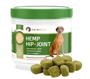 POINTPET Advanced Hemp Hip and Joint Supplement