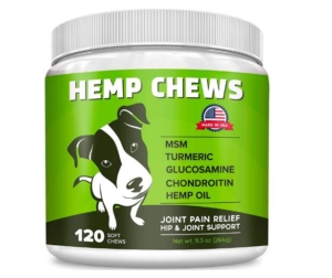 Pawfectchow Hemp + Glucosamine Treats for Dogs